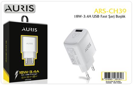 Auris CH39 18W Usb Fast Başlık